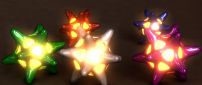 3D light star in different colors