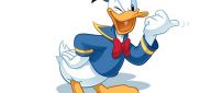 Donald Duck we peeking - Cartoon character