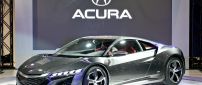 Acura NSX - Splendid gray acura car