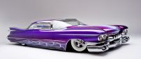 Purple Cadillac Eldorado modified