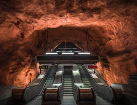 Radhuset T-bana - metro station in Stockholm