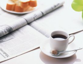 Good coffee and a newspaper - Start your day