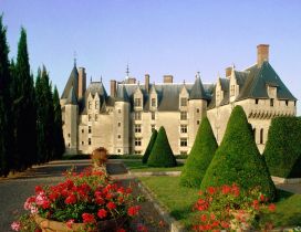Beautiful castle and garden from France