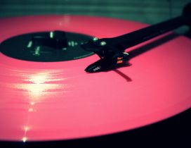 Pink vinyl record - Music HD wallpaper