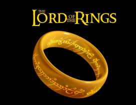 The Lord of the Rings logo - Golden ring