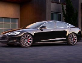 Black Tesla Model S Dual Motor - Graceful car
