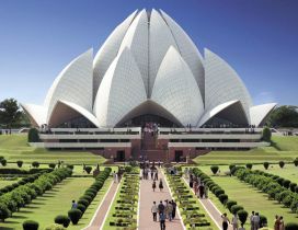 Lotus Temple - A beautiful architecture in Delhi