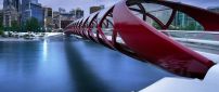 Peace Bridge from Calgary, Canada - The beautifully designed