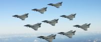 Gray Jet Fighters Formation - Planes Wallpaper