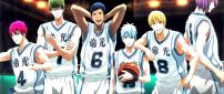 Kuroko basketball team - Anime characters