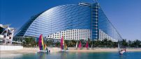 Jumeirah hotel on the beach from Dubai