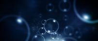 Water bubbles - Blue abstract wallpaper