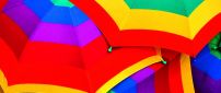 Many colorful umbrellas - HD wallpaper