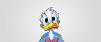 Paint with Donald Duck with red bow