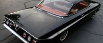 Black vintage Chevrolet Impala - Old car