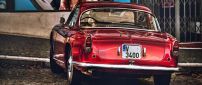 Red Maserati 3500GT - Red old car