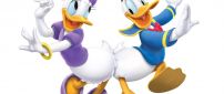 Donald Duck and Daisy Duck dancing
