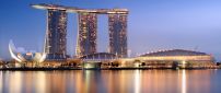 Hotel Marina Bay Sands from Singapore - Modern Architecture
