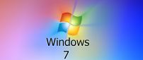 Windows 7 logo, reflected colors from the logo