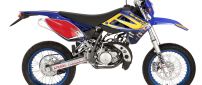 Colorful Sherco Enduro 50cc motorcycle