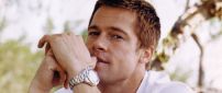 Brad Pitt with white shirt - Celebrity wallpaper