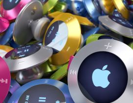 Many colorful Apple iPod Air Concept