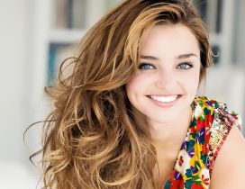 Happy Miranda Kerr - Australian model wallpaper