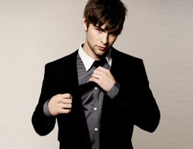 American actor Chace Crawford - Casual look