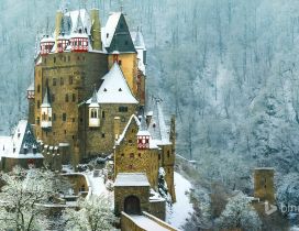 Burg Eltz castle from Germany - Building in mountains