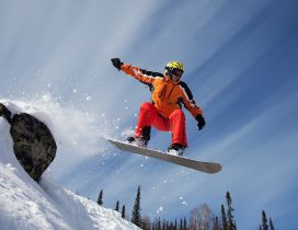Extreme snowboarder - Extreme sport wallpaper