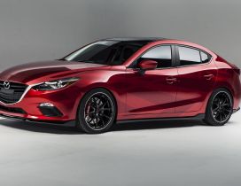 Beautiful Mazda Sema Concept - Red car
