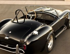 Black Shelby AC 427 Cobra - Convertible car
