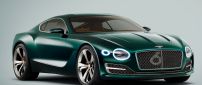 A beautiful green Bentley EXP 10 Speed 6