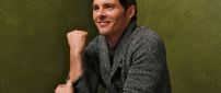 The actor James Marsden with a smile on face