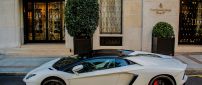 White Lamborghini Aventador LP 700 - Sport car