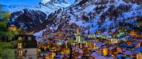 Winter at Zermatt Valley Switzerland