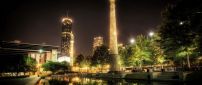 Lighted Park Centennial from Atlanta