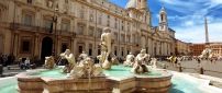 Beautiful La Fontana del Moro from Rome, Italy