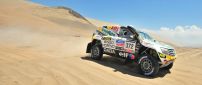 Renault Rally Dakar in desert - Race car