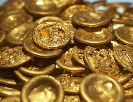 Chinese Gold Coins - Old Coins Wallpaper