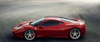 Red Ferrari 458 Speciale - Race car