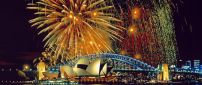 Fireworks over the Sydney Opera House