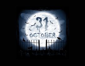 31 October - Halloween night in the world