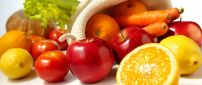 Delicious fruits and vegetables - HD wallpaper