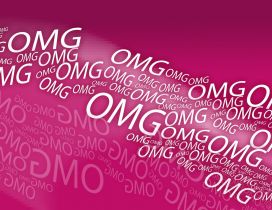 Millions of OMG - pink funny wallpaper