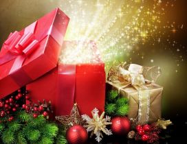 Magic gifts for Christmas - Winter Holiday