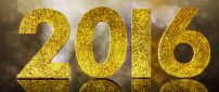 Golden and shiny 2016 - Happy New Year