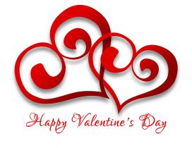 Happy Valentine's Day 2016 - red hearts