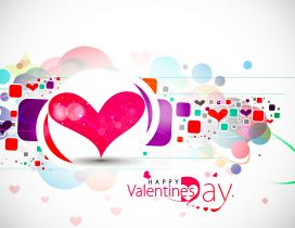 Computer art design - Happy Valentine's Day