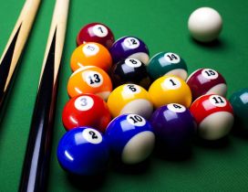 Shiny billiard piece - Wonderful strategy game